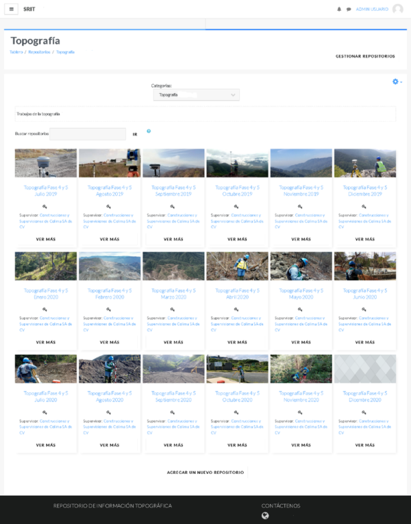 Uso mensual de repositorio de información topográfica - Image 2